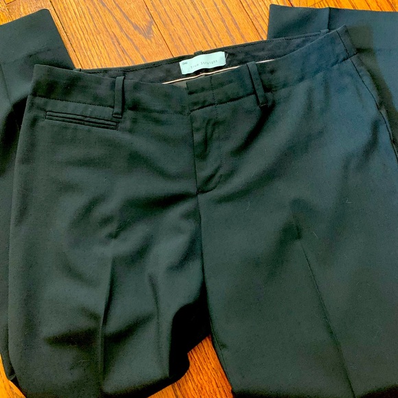 GAP Black Casual Pants Sz 6 Straight Leg - Picture 7 of 13